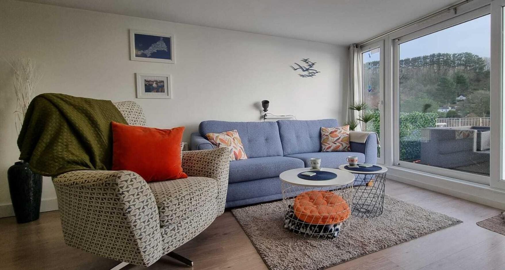 May View - Luxury Sea View Apartment - Millendreath, Looe Zewnętrze zdjęcie