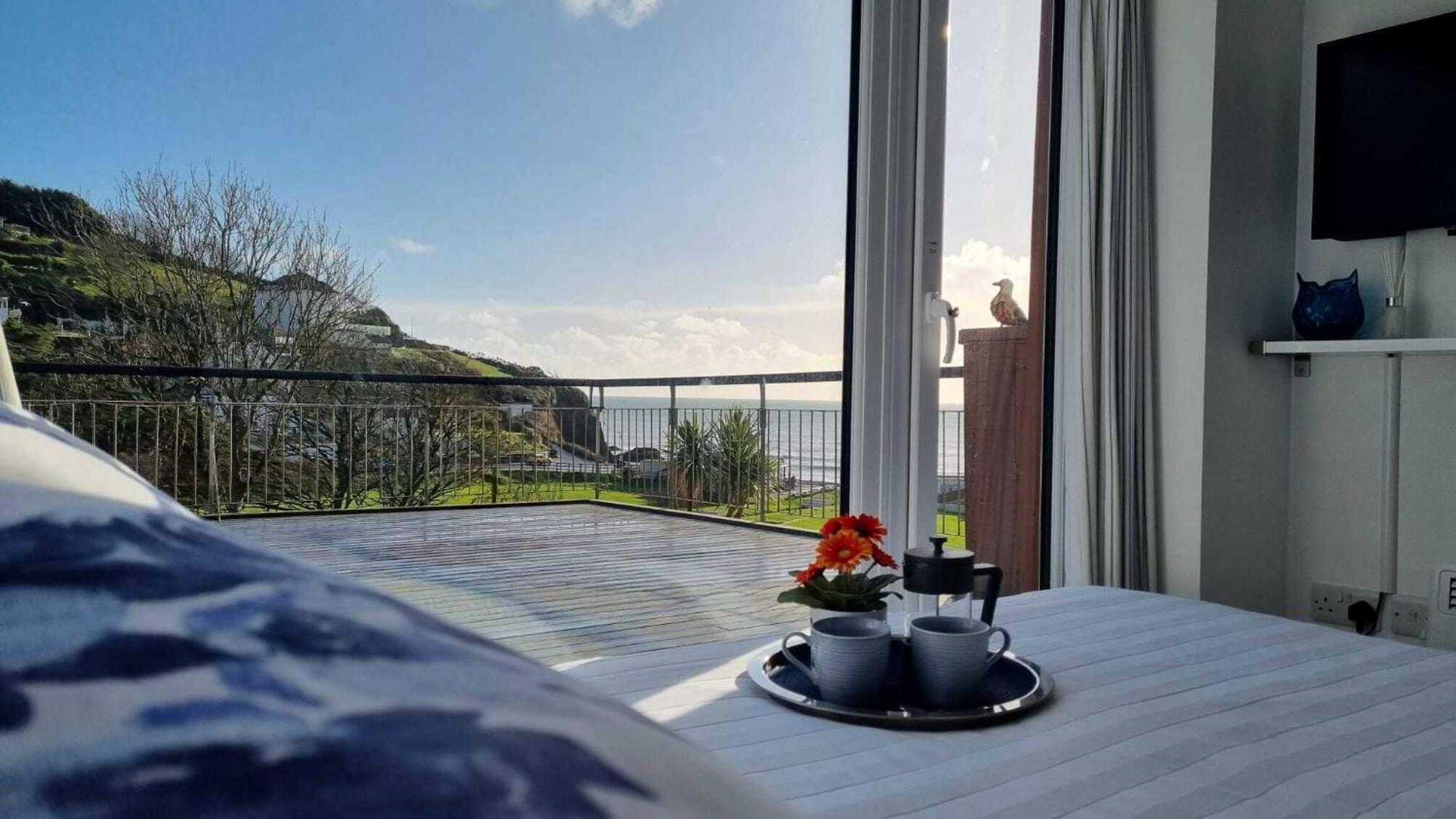 May View - Luxury Sea View Apartment - Millendreath, Looe Zewnętrze zdjęcie