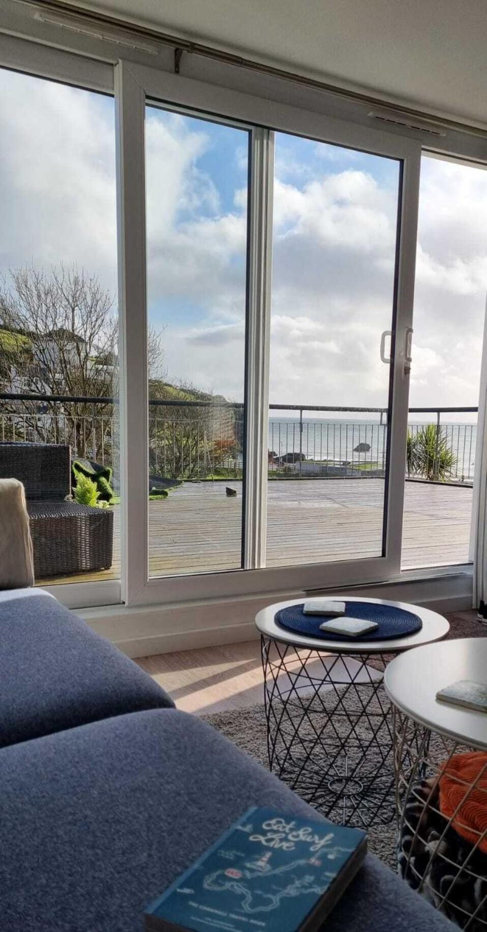 May View - Luxury Sea View Apartment - Millendreath, Looe Zewnętrze zdjęcie